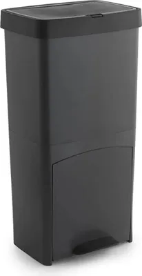 Produktbild von Recycling Papierkorb SP Berner Anthrazit 10 L 30 L x 2 Kunststoff 3 Fächer (1 Stück)