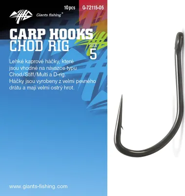 Immagine prodotto di Giants fishing háček Chod Rig 10ks G-72115-02
