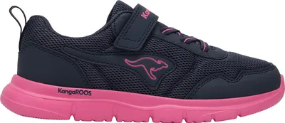 Produktbild von KangaROOS Kinder-Mädchen-Sneaker-Slipper-Klettschuh K-ETK Possum EV Blau-pink, Farbe:blau, EU Größe:35