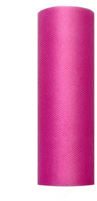 Produktbild von Tüll Tischläufer | 9 m x 15/30 cm 9 m x 15 cm Fuchsia
