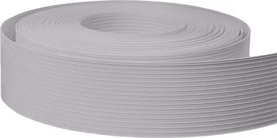 Produktbild von FORTENA Sichtschutzstreifen PP für Zäune Classice Line 4,75cm x 50m in fünf Farbe, Sichtschutzband mit Form Classic, optimaler Sichtschutz für Ihren Zaun (RAL 7040 (Hellgrau))