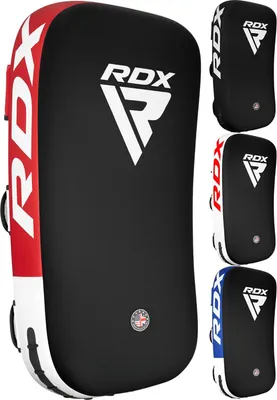 Produktbild von RDX Muay Thai Pad für Training, gebogenes Kickbox-Kick- und Schlagschild, Coaching-Kickboxen, MMA, Kampfsport, Karate, Taekwondo, Schlagen, Fuß