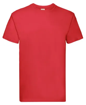 Image de Fruit of the Loom - T-shirt « Super Premium » pour homme FK2982 (XL) (rouge)