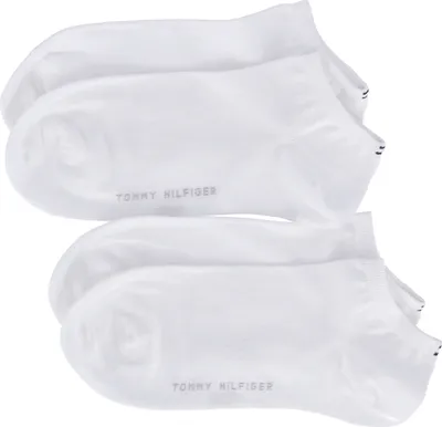 Produktbild von Tommy Hilfiger Damen Th Women Sneaker 2p Socken, Weiß, 35-38 EU