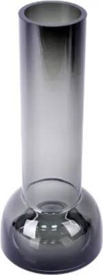 Produktbild von Stilvolle Glasvase  im eleganten Kelchdesign – 38 cm  in edlem Anthrazit
