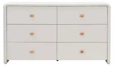 Produktbild von Kommode mit 6 Schubladen - Beige SELORINA