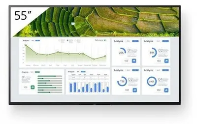 Obrázek produktu pro Sony FW-55BZ30L, Plochá digitální tabule, 139,7 cm (55"), LCD, 3840 x 2160 px, Wi-Fi, 24/7