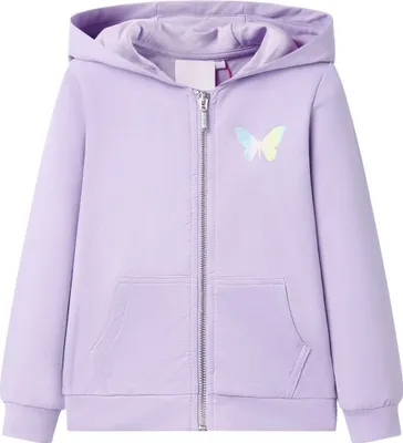 Produktbild von Kinder-Kapuzenpullover Lila 104