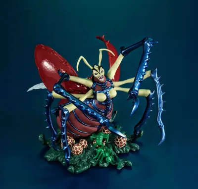 Produktbild von Megahouse Pvc Monsters Chronicle Insektenkönigin Yu-gi-oh Statue 12 Cm Blau Blau One Size