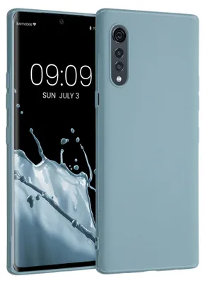 Produktbild von kwmobile Handyhülle für LG Velvet Hülle - TPU Case - Kabelloses Laden - Schutzhülle Cover in Arctic Night