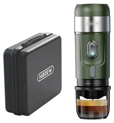 Produktbild von HiBREW H4B_GN 3-in-1 Tragbare Kaffeemaschine mit Tasche