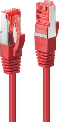 Productafbeelding van Lindy 47741, 30 meter, Cat6, S/FTP (S-STP), RJ-45, RJ-45, rood