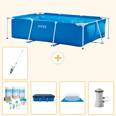 Productafbeelding van Rechthoekig zwembad - 300x200x75 cm - 6-delig - Model S21125