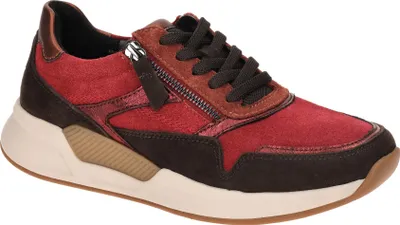 Produktbild von Gabor ROLLINGSOFT Damenschuhe - sportliche Schnür- Halbschuhe rot Freizeit NEU
