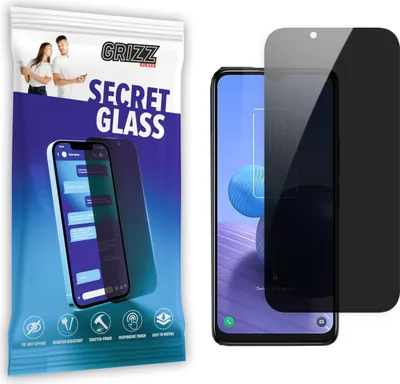 Zdjęcie produktu dla Ochraniacz ekranu GrizzGlass SecretGlass Privacy dla TCL 408 - Czarny