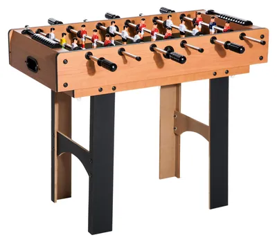 Productafbeelding van HOMCOM 4-in-1 multifunctionele speeltafel met tafelvoetbal, tafelhockey, tafeltennis en biljart