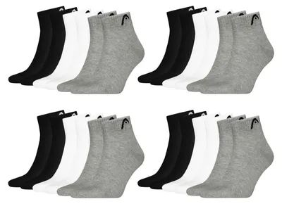 Produktbild von 12 Paar HEAD Uni Quarter All Sports Training Socks