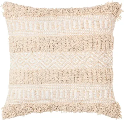 Produktbild von Kissen "kupfersand" beige 40x40cm - Atmosphera créateur d'intérieur