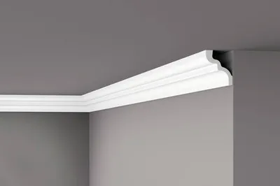 Immagine prodotto di Cornice a soffitto NMC C NOMASTYL Noel Marquet Battiscopa decorativo Battiscopa decorativo moderno colore bianco 2 m