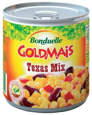 A can of Bonduelle Goldmais Texas Mix.