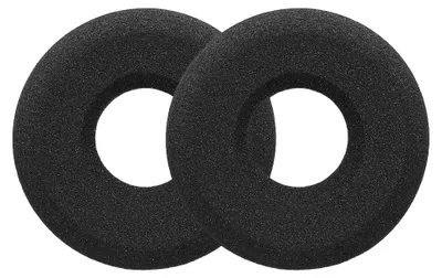 Produktbild von kwmobile 2x Samt Ohr Polster für Plantronics Blackwire 3220 Ohrpolster - Ersatz Ohrpolster - Kopfhörer Ersatzteile - Kopfhörer Ersatzpolster für Over