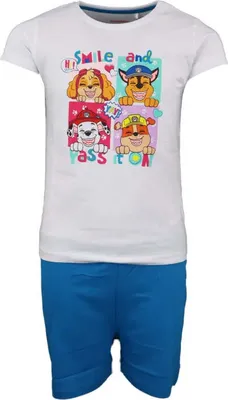 Produktbild von Paw Patrol Mädchen Kinder Schlafanzug Pyjama – Blau / 122