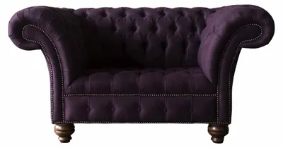 Obrázek produktu pro Design Chesterfield Stoff Couch Sessel 1.5 Sitzer Polster Sofas Lounge