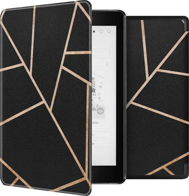 Immagine prodotto di Custodia rigida sottile imoshion Design Klapphülle Kobo Aura One - Nero Grafica
