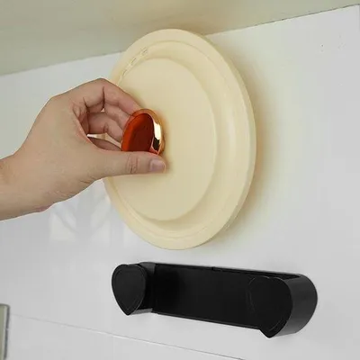Produktbild von Wandmontage Pot Dekselrek, Wandgemonteerde Dekselhouder, Intrekbare Deksel Snijplank, Organizer Voor Kast