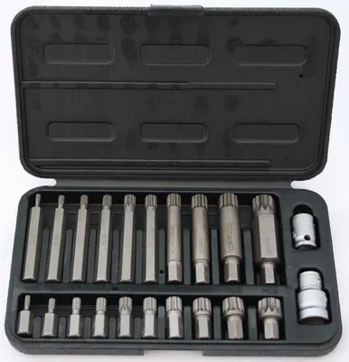 Produktbild von Bit Set Satz Bitsatz Bitset Zwölfkant Steckschlüsselsatz SPLINE XZN Bits