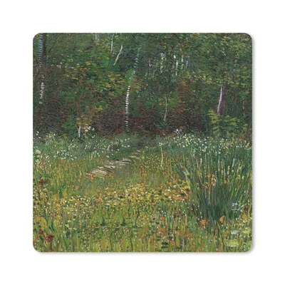 Produktbild von MuchoWow® Mauspad Mousepad Asnières - Vincent van Gogh 20x20 cm - Mousepads - Maus Mat - Pad - Mausunterlage - Desk Mat - Bureauartikeln
