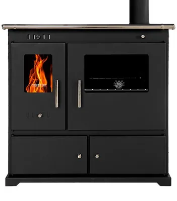 Produktbild von Holzherd Prometey Praktik Lux 9,4 kW | Backofen | Gusseisen | +