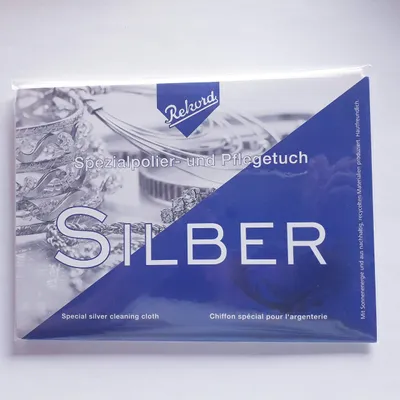 Produktbild von Reinigungstuch Silberputztuch, weich, für Schmuck und Münzen, 1 Stück, für die Pflege