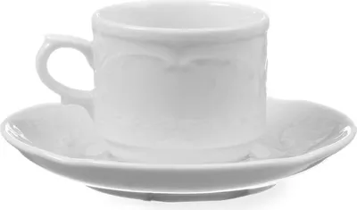 Produktbild von HENDI Kaffeetasse 180 ml Flora 80x105x55 mm Porzellan