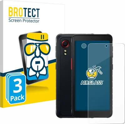 Produktbild von 3x BROTECT Schutzglas für Samsung Galaxy XCover 5 Enterprise Edition (Display+Kamera) Schutzfolie Panzer Folie Glas Display Schutz klar