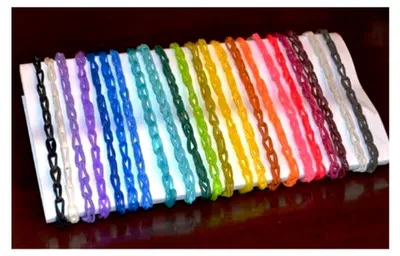Produktbild von Fuchsia Gummibänder Set für Rainbow Loom, inkl. 600 elastische Bänder und 24 Verschlüsse