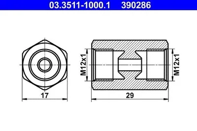 Produktbild von ATE Adapter Bremsleitung 03.3511-1000.1
