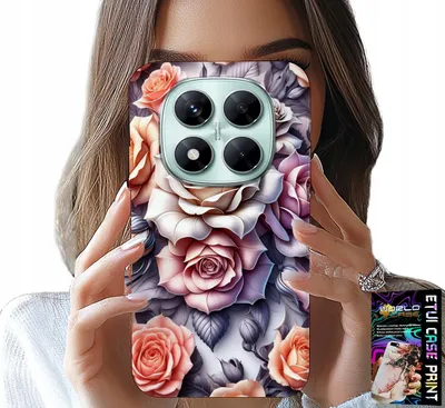 Obrázok produktu pre POUŽITIE: Kryt pre telefón Xiaomi Note 15 Pro+ 5G - Vzor: Kvety, ruže