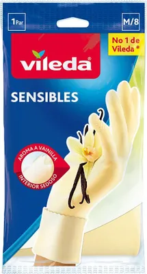 Produktbild von Vileda 112168 Reinigungshandschuhe Gelb M Gelb M