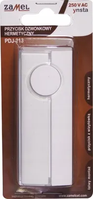 Zdjęcie produktu dla Wyłącznik dzwonkowy Zamel PDJ-213 1A/250V (YNS10000007)