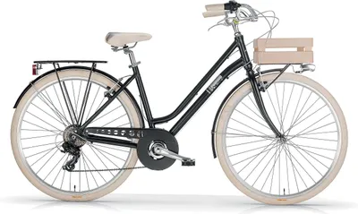 Produktbild von MBM Citybike 28 Zoll New Apostrophe Woman, Damenfahrrad; schwarz/weiß