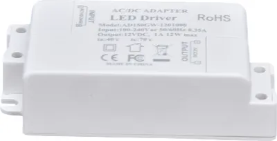 Image de Driver de LED,Transformateur de puissance pour luminaire LED,Driver de LED 12V 12W,Transformateur pour lampe LED Mr16