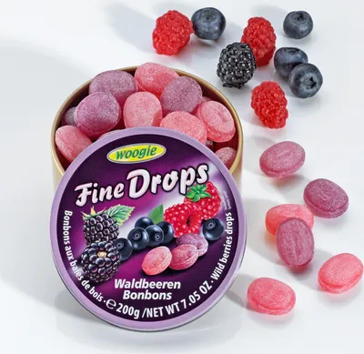 Produktbild von Woogie Bonbons in der Dose Waldfrucht 200 g