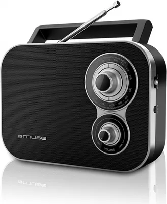 Produktbild von Muse | M-051R | Tragbares 2-Band-Radio | Schwarz