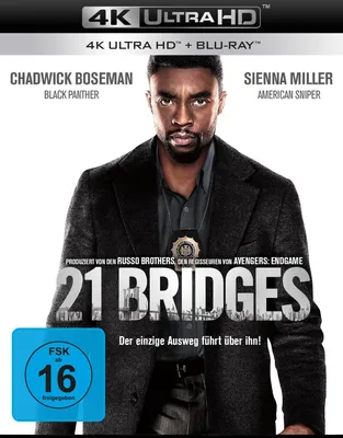 Produktbild von 21 Bridges (UHD+BR) 2Disc Min: 99DD5.1WS 4K