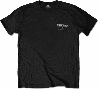 Produktbild von Imagine Dragons Original Circle Glitch (Back Print) Black L T-Shirt