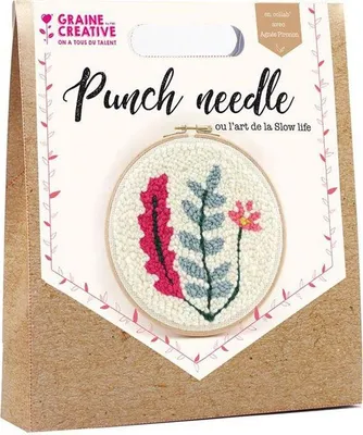Produktbild von Graine Creative Nähset Punch Needle Vegetal Kit