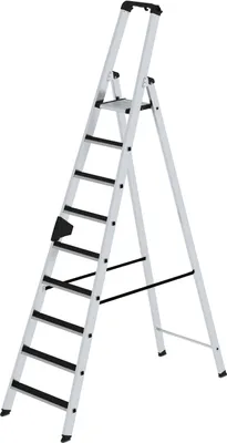 Produktbild von Stufen-Stehleiter einseitig begehbar mit clip-step 9 Stufen