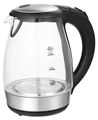 Produktbild von TZS First Austria Glas Wasserkocher 1,7 L, mit Kalkfilter, 2200 Watt, LED Innenbeleuchtung, kabellos, Trockenkochschutz, 360° Grad Anschluss-Sockel