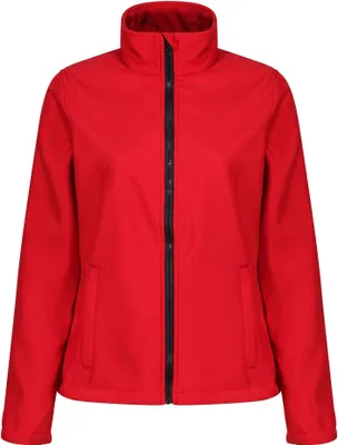 Produktbild von Regatta Standout Damen Softshelljacke Ablaze bedruckbar PC3285 (46 DE) (Rot/Schwarz)